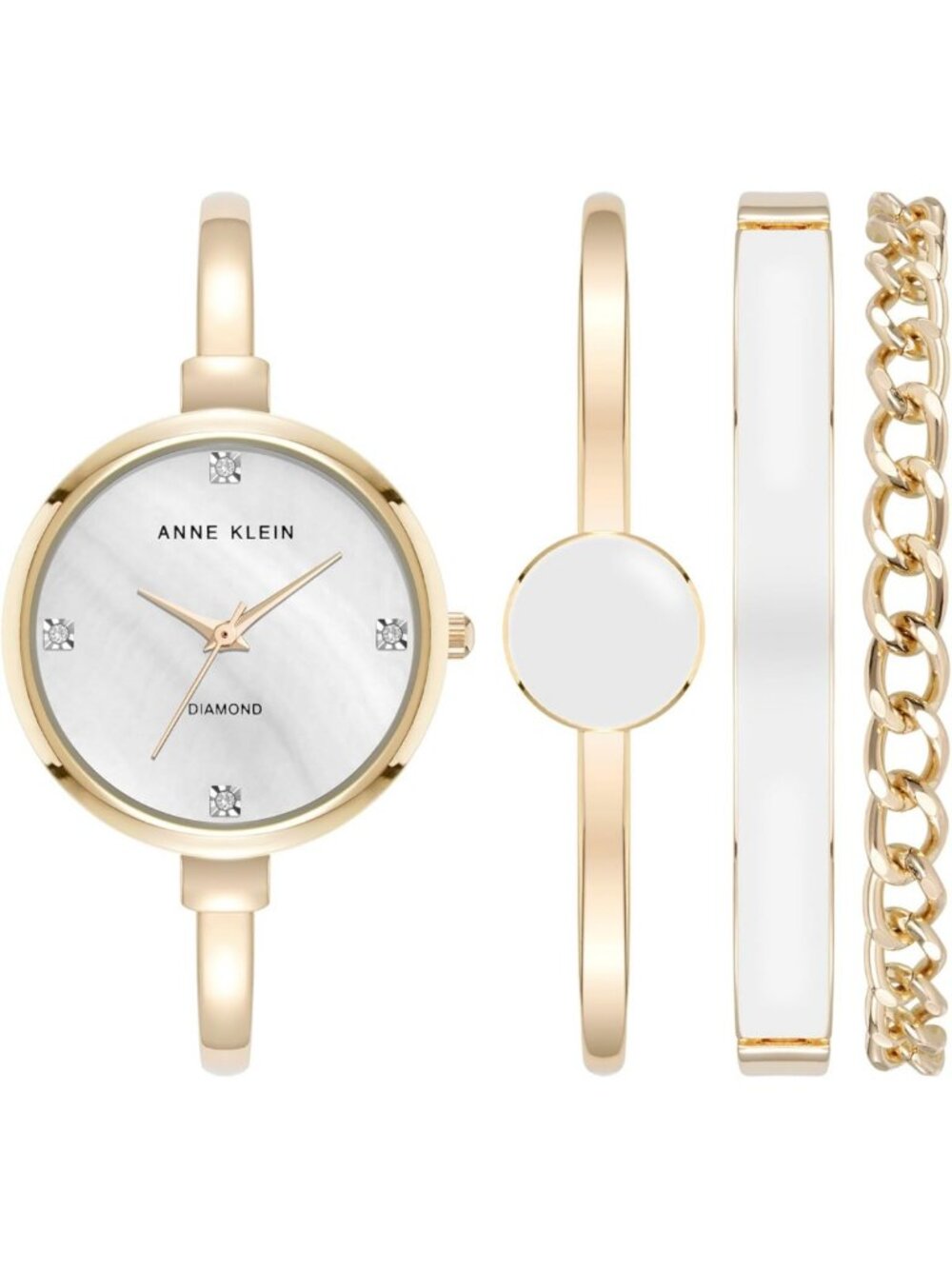 Chic Women's Bangle Watch & Bracelet Set - Elegant Accessory for Any Occasion